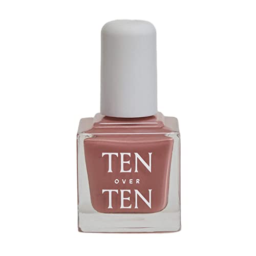 Tenoverten Nail Polish - Sheer Watermelon Radiance, Natural & Non-Toxic - 0.45 fl oz