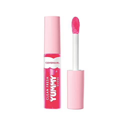 COVERGIRL Lip Gloss - Juicy, Lightweight, Natural Scents, Vegan, Gluten-Free - Peach Out!