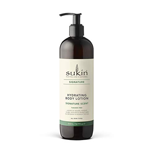 Sukin Body Lotion - Hydrating with Aloe Vera & Rosehip, Natural Ingredients - 16.9 oz