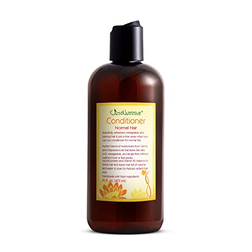 Just Nutritive Normal Hair Conditioner - Moisturizes & Nourishes with Natural Oils - 8oz