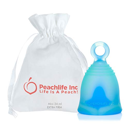 Peachlife Mini Ring Menstrual Cup - Leak-Proof Comfort, Reusable Silicone, Easy Removal - 24ml