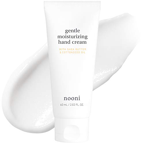 NOONI Hand Cream - Fast-Absorbing Moisturizer with Shea Butter & Cottonseed Oil - 3.4oz