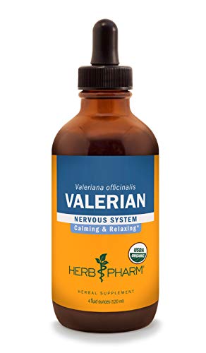 Herb Pharm Valerian Root Herbal Extract - Promotes Relaxation, Vegan, Non-GMO - 4oz