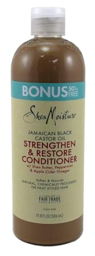 SheaMoisture Jamaican Black Castor Oil Shampoo - Restores Moisture & Strengthens Hair - 19.8 fl oz