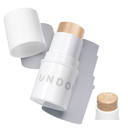 Undone Beauty Water Highlighter Stick - Radiant Coconut Water Glow, Non-Comedogenic - 0.19 oz