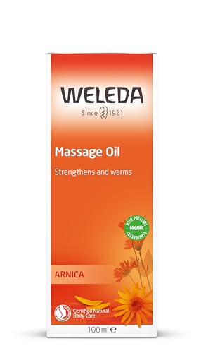 Weleda Arnica Muscle Massage Oil - Soothes Sore Muscles, Plant-Based Oils - 3.4 Fl Oz