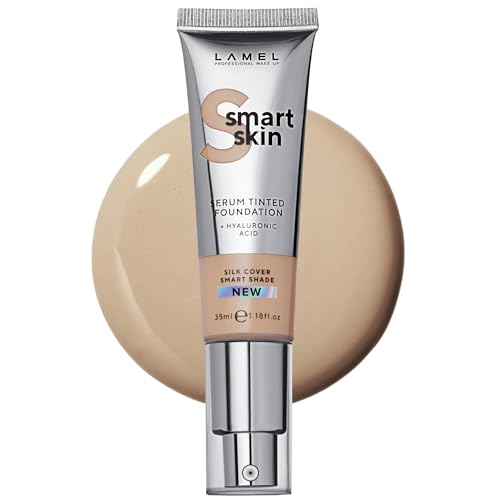 LAMEL Smartskin Serum Tinted Foundation - Hydrating, Nourishing, Hypoallergenic - 1.18 fl. oz