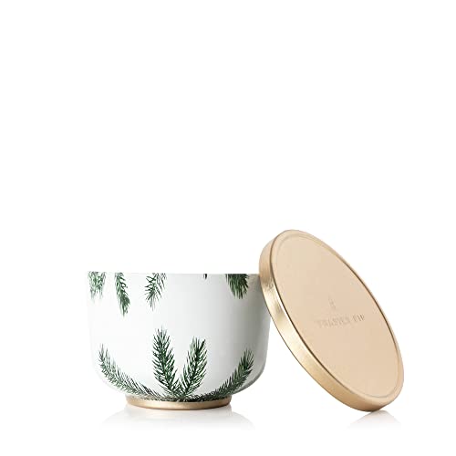 Thymes Frasier Fir Candle - Inviting Pine Aroma, Non-Metal Wick, Recyclable Tin - 6.5oz