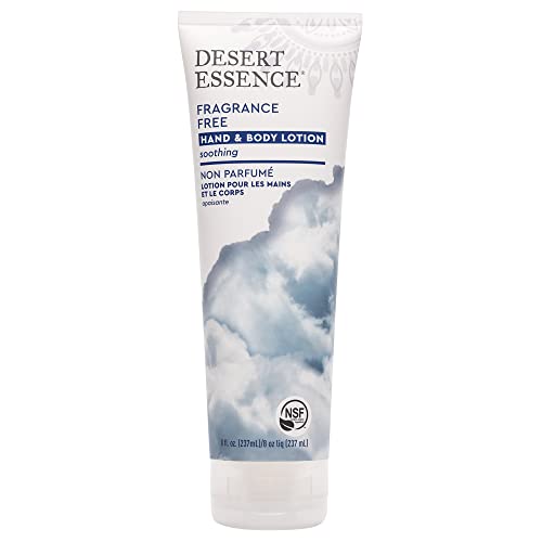 Desert Essence Body Lotion - Soothes & Repairs Skin, Fragrance-Free with Aloe & Shea - 8 Fl Oz