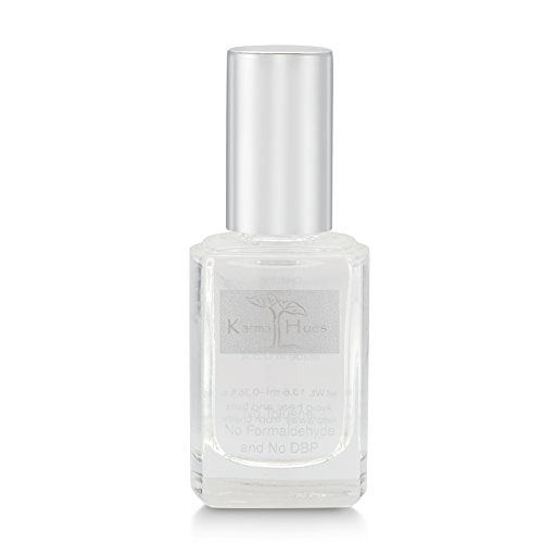 Karma Organic Gel Top Coat Nail Polish - Quick Dry, No Wipe, Vegan & Cruelty-Free - 0.43 FL oz