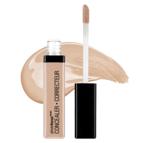 wet n wild Photo Focus Concealer - Full Coverage, Lightweight, Vegan, Light Honey - 0.28oz