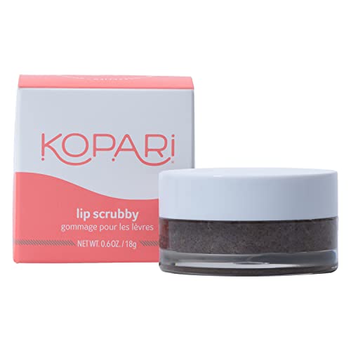 Kopari Coconut Lip Scrubby - Hydrating Exfoliator with Vanilla, Volcanic Sand & Sugar - 2oz