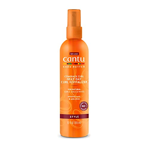 Cantu Hair Mist - Revitalizes Curls & Waves, Nourishing Shea Butter, 12 fl oz