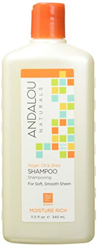 Andalou Naturals Argan Oil Shampoo - Repair & Renew with Fruit Stem Cell Science - 11.5oz