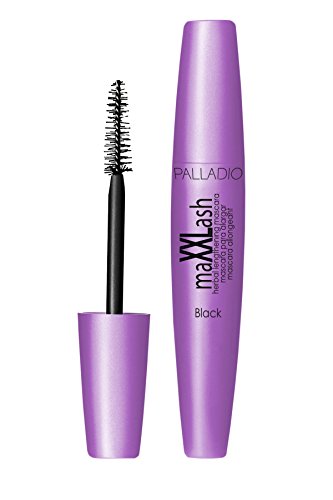 Palladio Maxxxlash Lengthening Mascara - Nourishing Volume, Paraben-Free, Black - 0.34oz