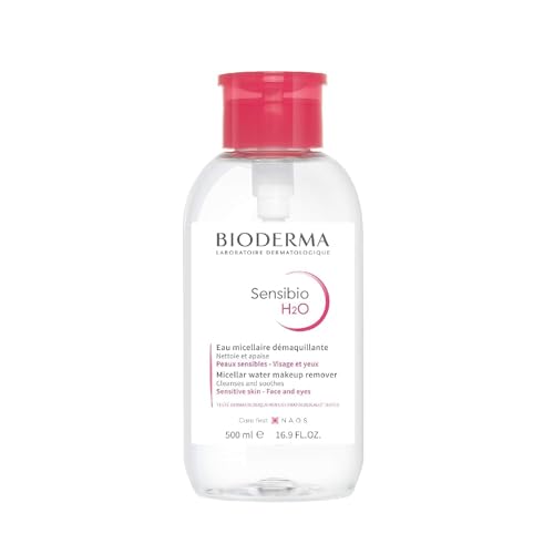 Bioderma Sensibio H2O Micellar Water - Cleansing & Soothing for Sensitive Skin - 16.9 Fl Oz