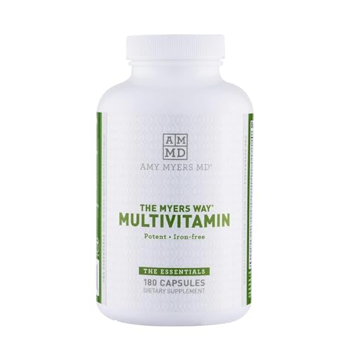 Amy Myers MD Multivitamin - Immune & Thyroid Support, Zinc & Activated B Vitamins - 180 Caps