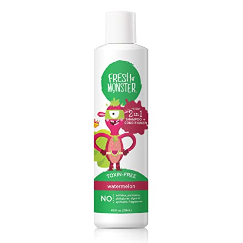 Fresh Monster 2-in-1 Kids Conditioner - Toxin-Free, Hypoallergenic, Watermelon - 8.5oz