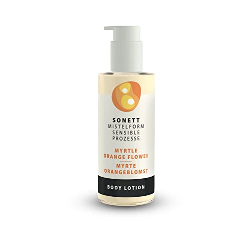 Sonett Body Lotion Myrtle-Orange Flower - Nourishing Organic Formula, Relaxing Aroma - 4.9 fl. oz