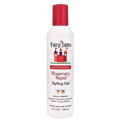 Fairy Tales Rosemary Repel Kids Hair Gel - Natural Lice Defense, Soothing Aloe - 8 fl oz