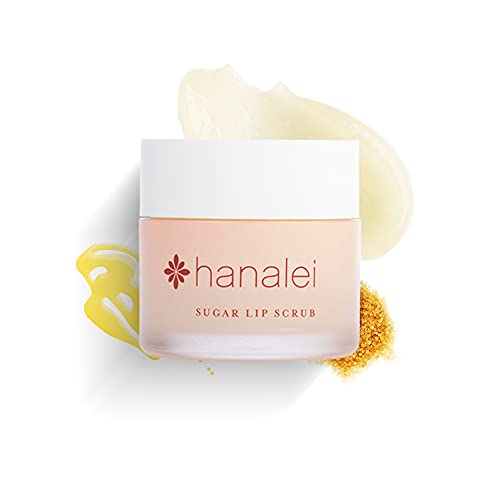 Hanalei Lip Scrub - Exfoliate & Rejuvenate with Hawaiian Sugar, Kukui Oil, Shea Butter - 22g