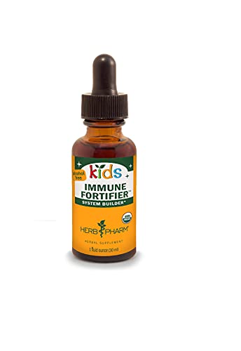 Herb Pharm Kids Immune Defense Supplement - Alcohol-Free, Organic Echinacea & Elderberry - 1oz