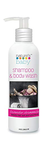 Nature's Baby Shampoo & Body Wash - Gentle for Sensitive Skin, Lavender Scent - 8 oz