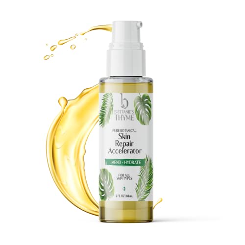 Brittanie's Thyme Skin Repair Accelerator - Nourishes Scars & Wrinkles, Botanical Ingredients - 4oz