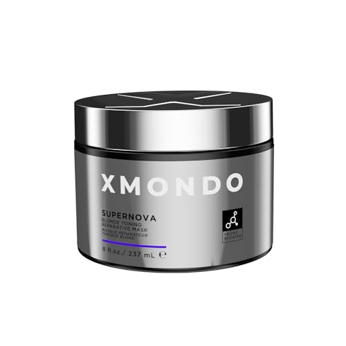 XMONDO Hair Mask - Tones Brassy Yellow, Vegan & Cruelty-Free, 8 Fl Oz