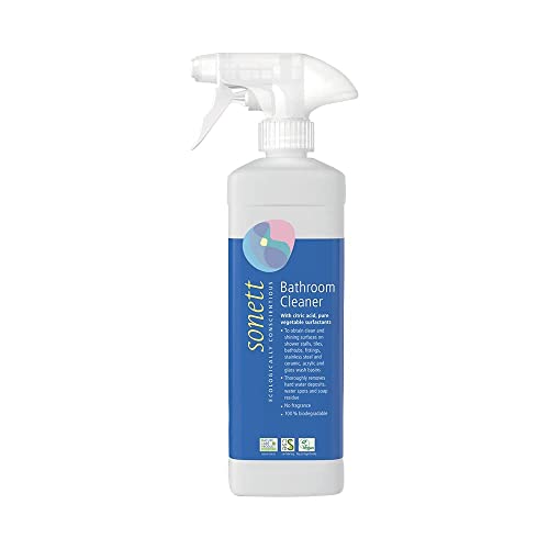 Sonett Bathroom Cleaner Spray - Removes Limescale & Grease, 100% Biodegradable - 17 fl. oz.