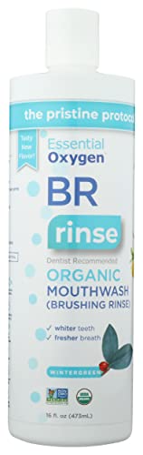 Essential Oxygen Mouthwash - Non-GMO Wintergreen Flavor, Oral Health Benefits - 16oz