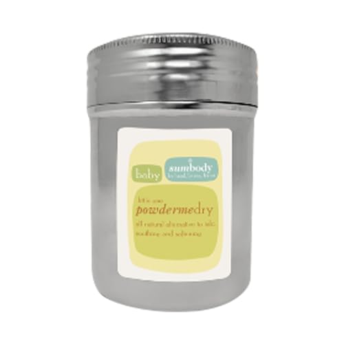 Sumbody Natural Baby Powder - Gentle Moisture Absorption, Talc-Free Arrowroot - Travel Size