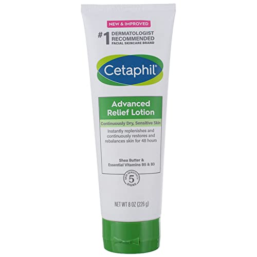 Cetaphil Advanced Relief Lotion - Hydrates Dry, Sensitive Skin, Fragrance & Paraben Free - 8oz