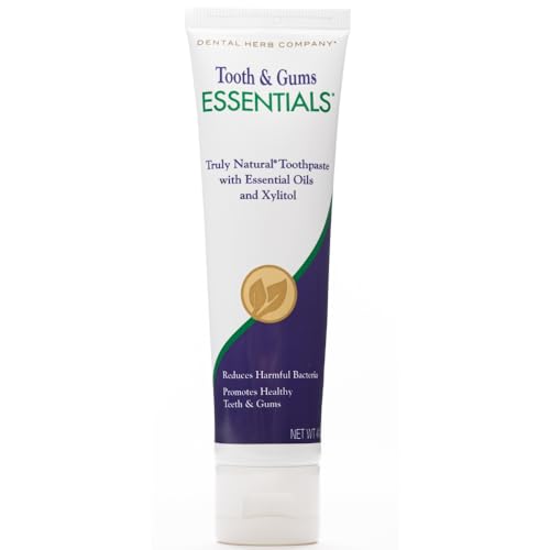 Dental Herb Company Essentials Toothpaste - Natural Gum Defense, Fluoride-Free, SLS-Free - 4oz