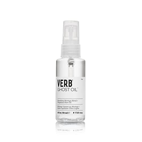 VERB Ghost Hair Oil - Enhances Shine, Nourishes & Smooths Frizz, Moringa & Bamboo Extract - 2oz