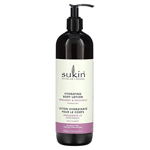 Sukin Body Lotion - Hydrating Bergamot & Patchouli, Paraben-Free, All Skin Types - 16.9oz