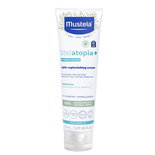 Mustela Stelatopia+ Eczema Cream - Nourishes Dry Skin, 99% Natural Ingredients - 5.07 fl oz