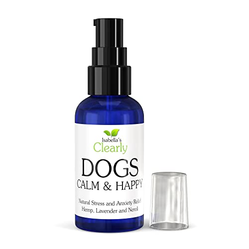 Natural Calm & Happy Oil for Dogs - Soothing Aromatherapy with Lavender & Neroli - 2oz