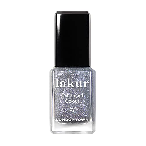 LONDONTOWN Lakur Nail Polish - Enhanced Color, Vegan & Cruelty-Free, 16+ Free Formula - Tinsel