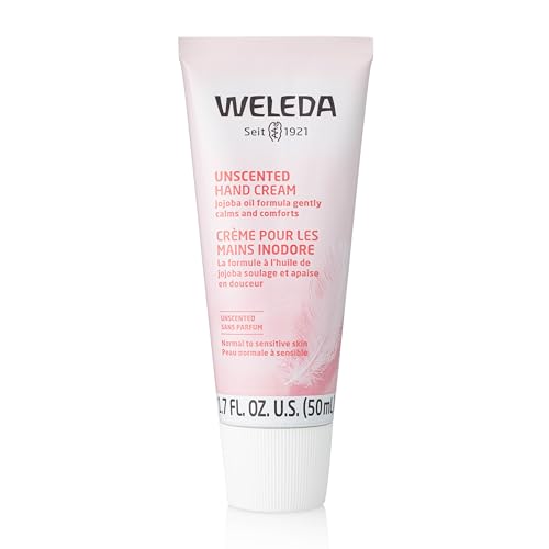 Weleda Unscented Hand Cream - Moisturizes with Jojoba, Borage & Coconut Oils - 1.7oz