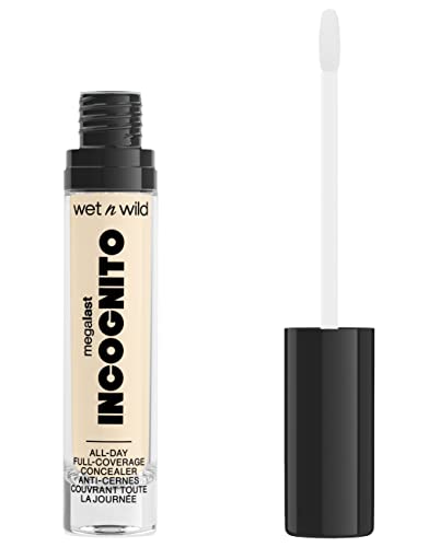 wet n wild Mega Last Concealer - All Day Full Coverage, Nourishing Ingredients - Fair, 0.18oz