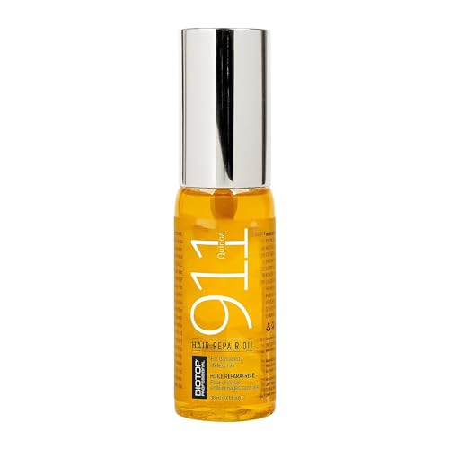 Biotop Professional 911 Quinoa Hair Repair Oil - Deep Conditioning, Heat Protectant - 1.01oz