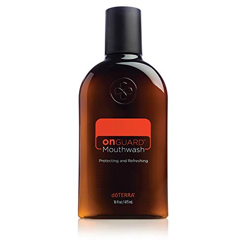 doTERRA On Guard Mouthwash - Cleans Teeth, Reduces Plaque, Natural Ingredients - Alcohol Free