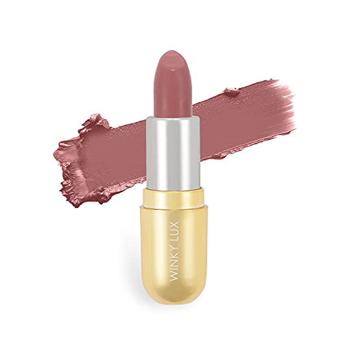 Winky Lux Matte Lip Velour - 24-Hour Hydrating Lipstick with Castor Oil, Pippy - 0.14 Oz