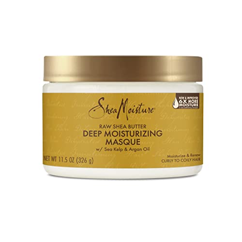 SheaMoisture Hair Mask - Deep Conditioner for Moisture & Renewal, Organic Ingredients - 11.5 fl oz