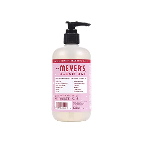 Mrs. Meyer's Hand Soap Set - Essential Oil Enriched, Paraben-Free, 12.5oz Bottles, 3 Scents