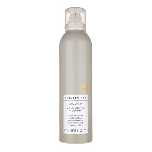 Kristin Ess Hair Mousse - Boosts Volume & Thickens, Non-Sticky, Lasting Hold - 8.1oz