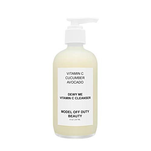 Model Off Duty Beauty Dewy Me Facial Cleanser - Vitamin C, Anti-Aging, Natural Ingredients - 8oz