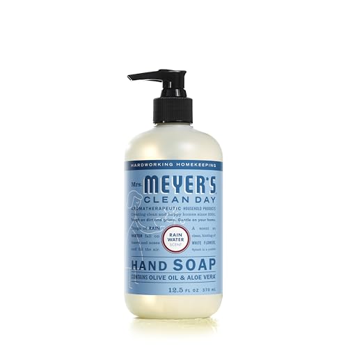 Mrs. Meyer's Hand Soap - Rain Water Scent, Essential Oils, Biodegradable - 12.5 fl. oz