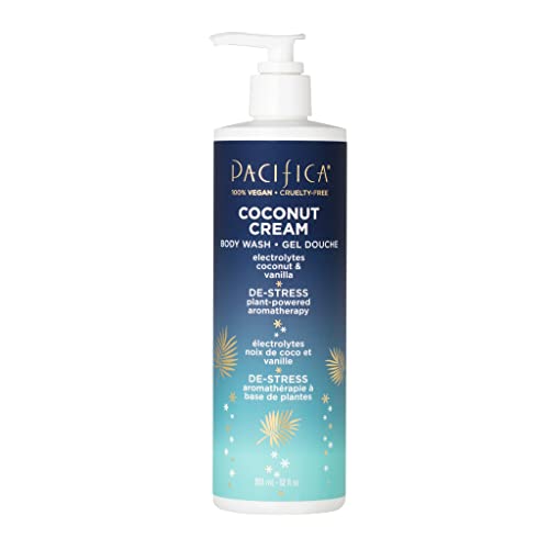 Pacifica Body Wash - Hydrating Antioxidants for All Skin Types, Coconut Vanilla Scent - 12oz